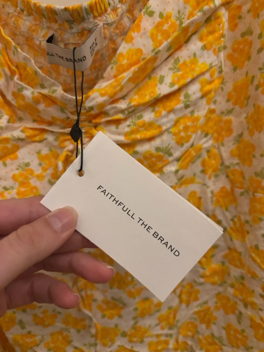 🌼 {RARE} Faithfull the Brand Ditsy Floral Mini Dress - Picture 4 of 9